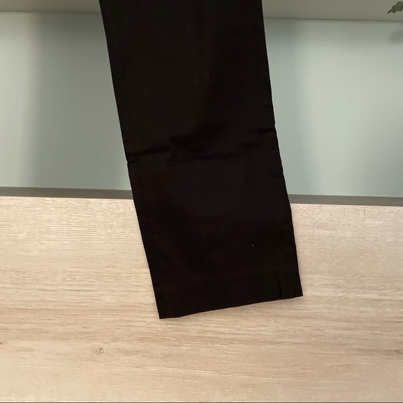 MICHAEL Michael Kors Black Straight Leg Ankle Silver Zippered Staple Pants - Picture 7 of 12